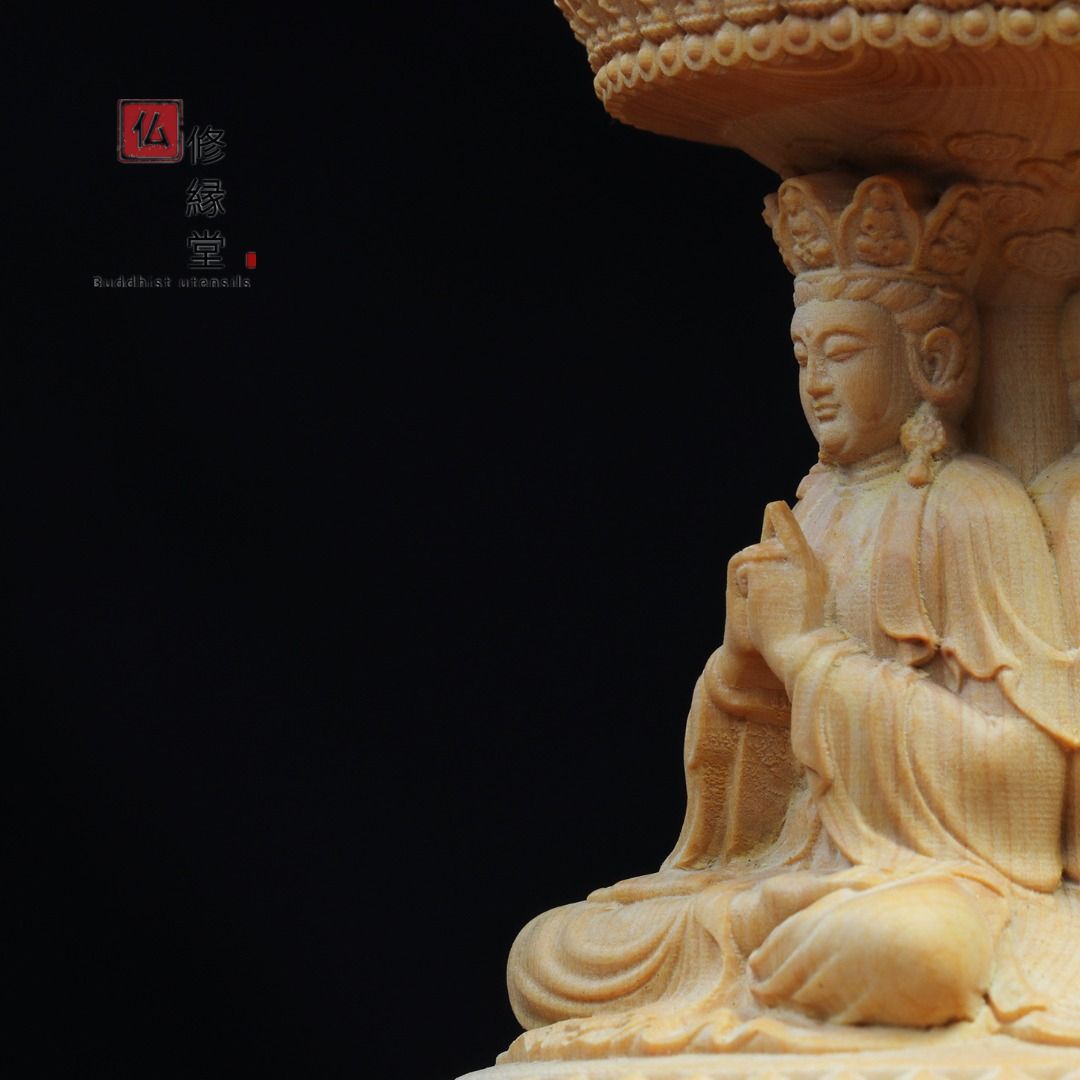【修縁堂】木彫仏像 地蔵菩薩座像 総柘植材 精密彫刻 仏教美術 仏師で仕上げ 修縁堂】木彫仏像 地蔵菩薩座像 総柘植材 精密彫刻 仏教美術