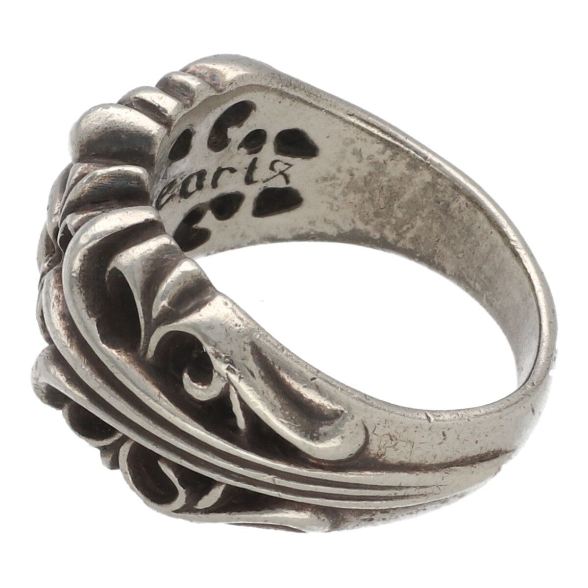 中古】 CHROME HEARTS クロムハーツ K&T リング 24.5号 SV925 シルバー