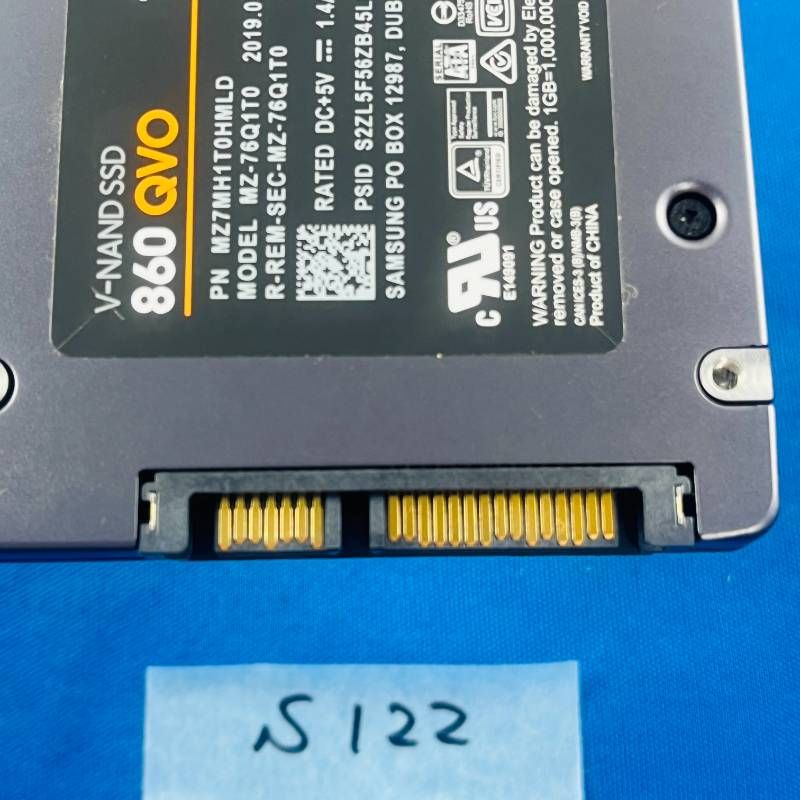 【新品未開封】Samsung SSD 1TB MZ-76Q1T0B/IT Amazon.com: SAMSUNG 860 QVO 1TB Solid State Drive (MZ