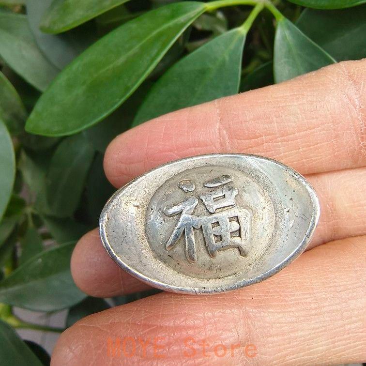 中国古美術 大清庫銀 清 小型元寶 銀錠 5錠 コレクション 2025年