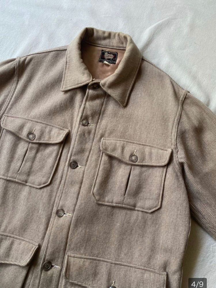 50s Woolrich マッキーノ ジャケット / ウール ベージュ ハンティング