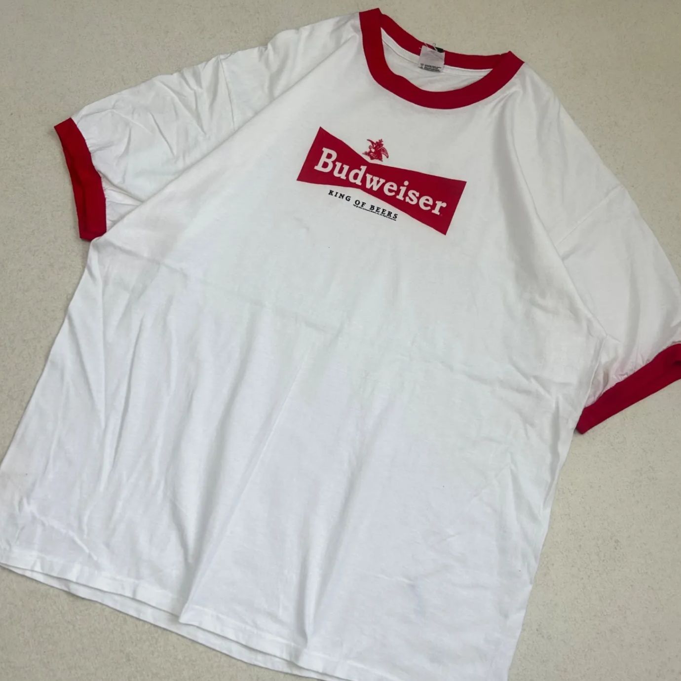 希少】00年代 anvil 赤バータグ バドワイザー Budweiser 希少】00年代 anvil 赤バータグ バドワイザー Budweiser