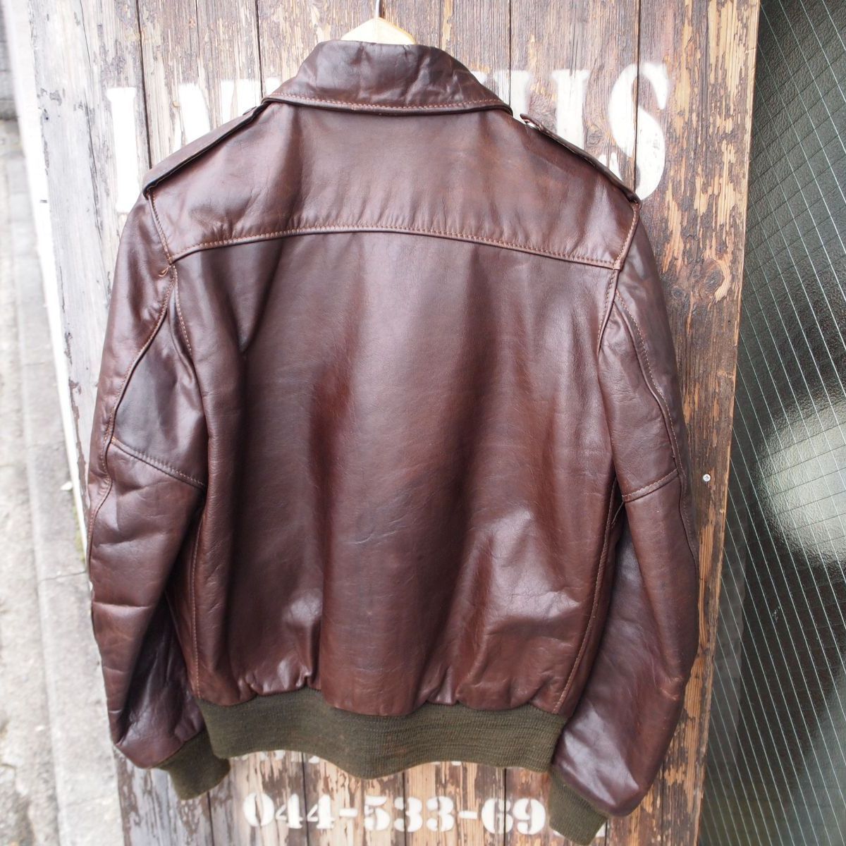 70s Vintage Schott A-2 Leather Jacket ショット ビンテージ フライト