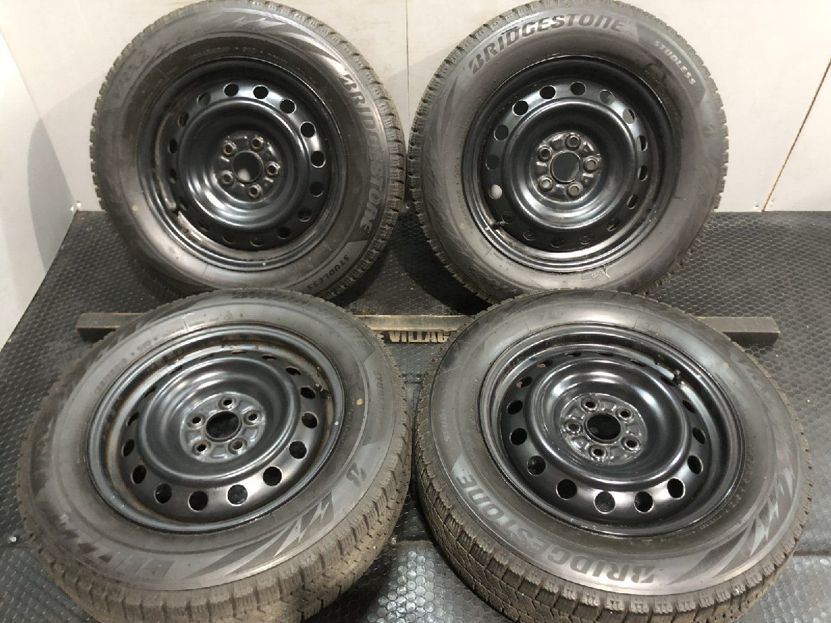 BS BLIZZAK VRX2 195/65R15】スタッドレス【トヨタ 純正鉄