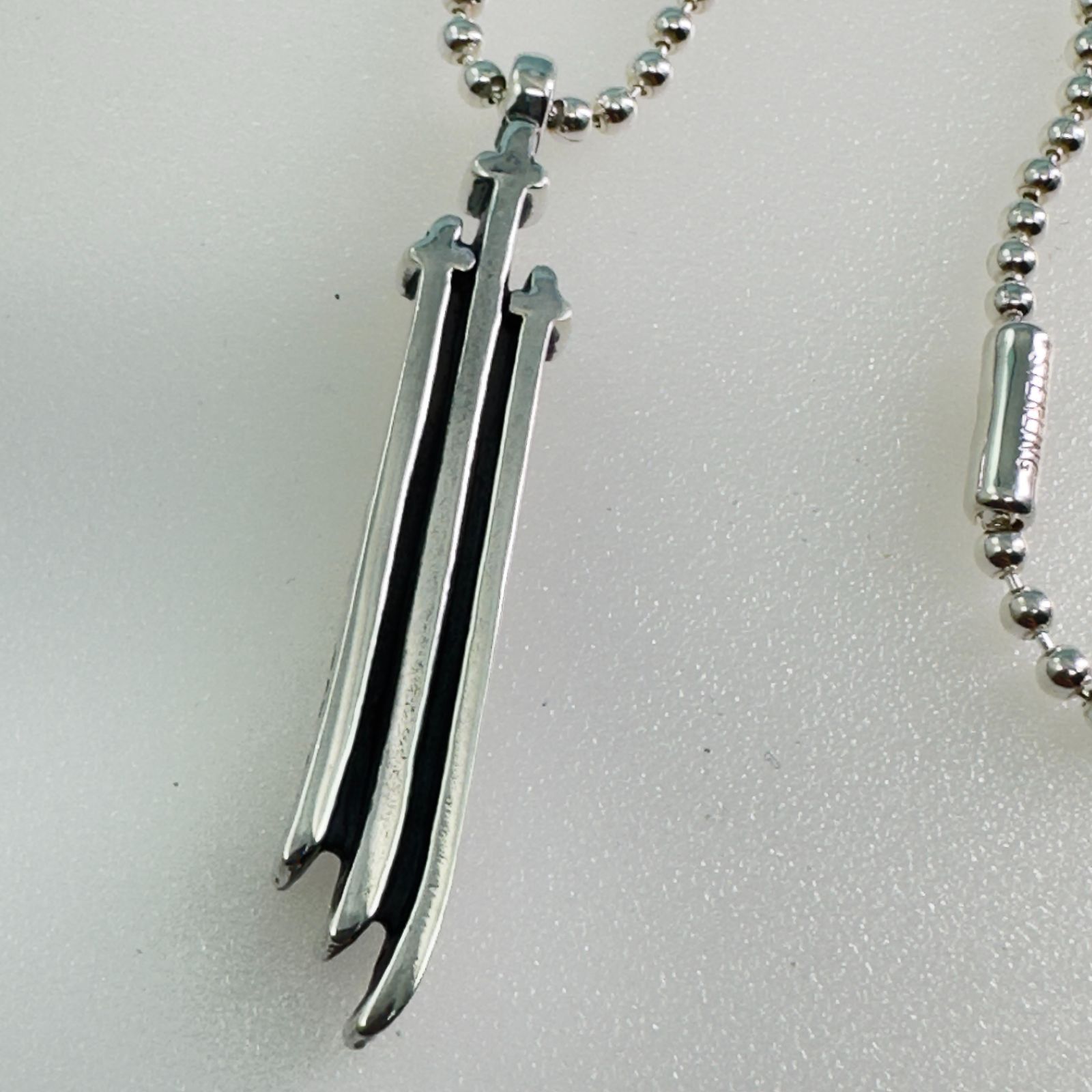 +CHROME HEARTS+ 3RS CROSS クロス チャーム ネックレス クロムハーツ CHARM RS 3CRS クロス チャーム ネックレス - メルカリ