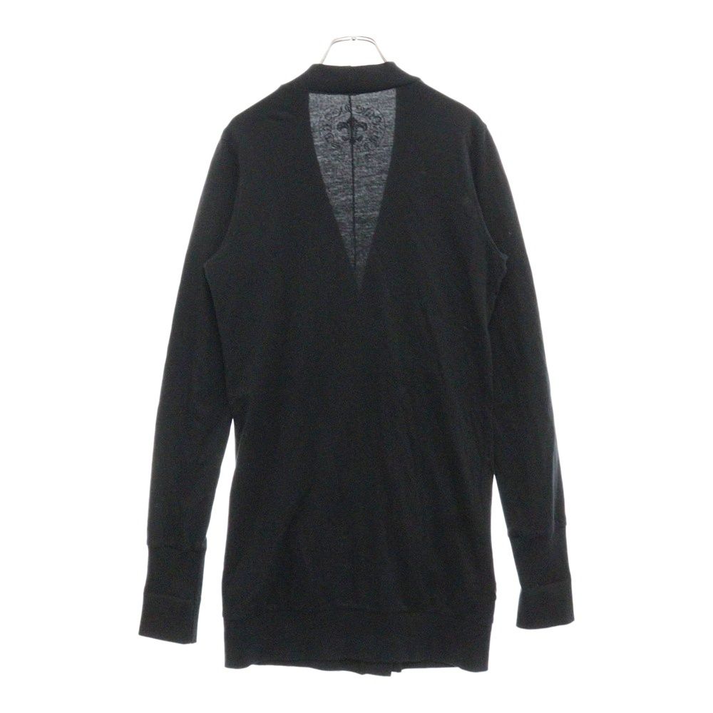 CHROME HEARTS レザーパッチ クロスボールコットンカーディガン CHROME HEARTS レザーパッチ クロスボールコットンカーディガン