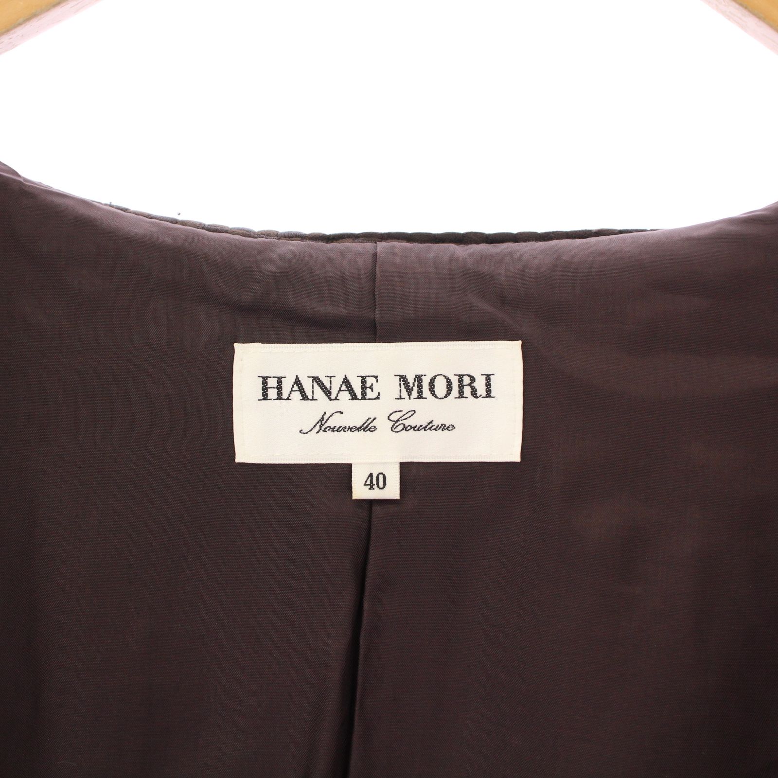 ハナエモリ HANAE MORI テーラードジャケット アウター シングル