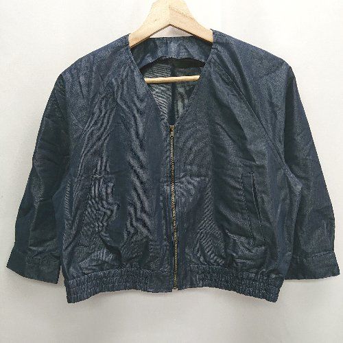 【希少美品】ロイスクレヨン　エコレザージャケット　ボア襟つき（取り外しできます） 希少美品】ロイスクレヨン エコレザージャケット ボア襟つき（取り外し