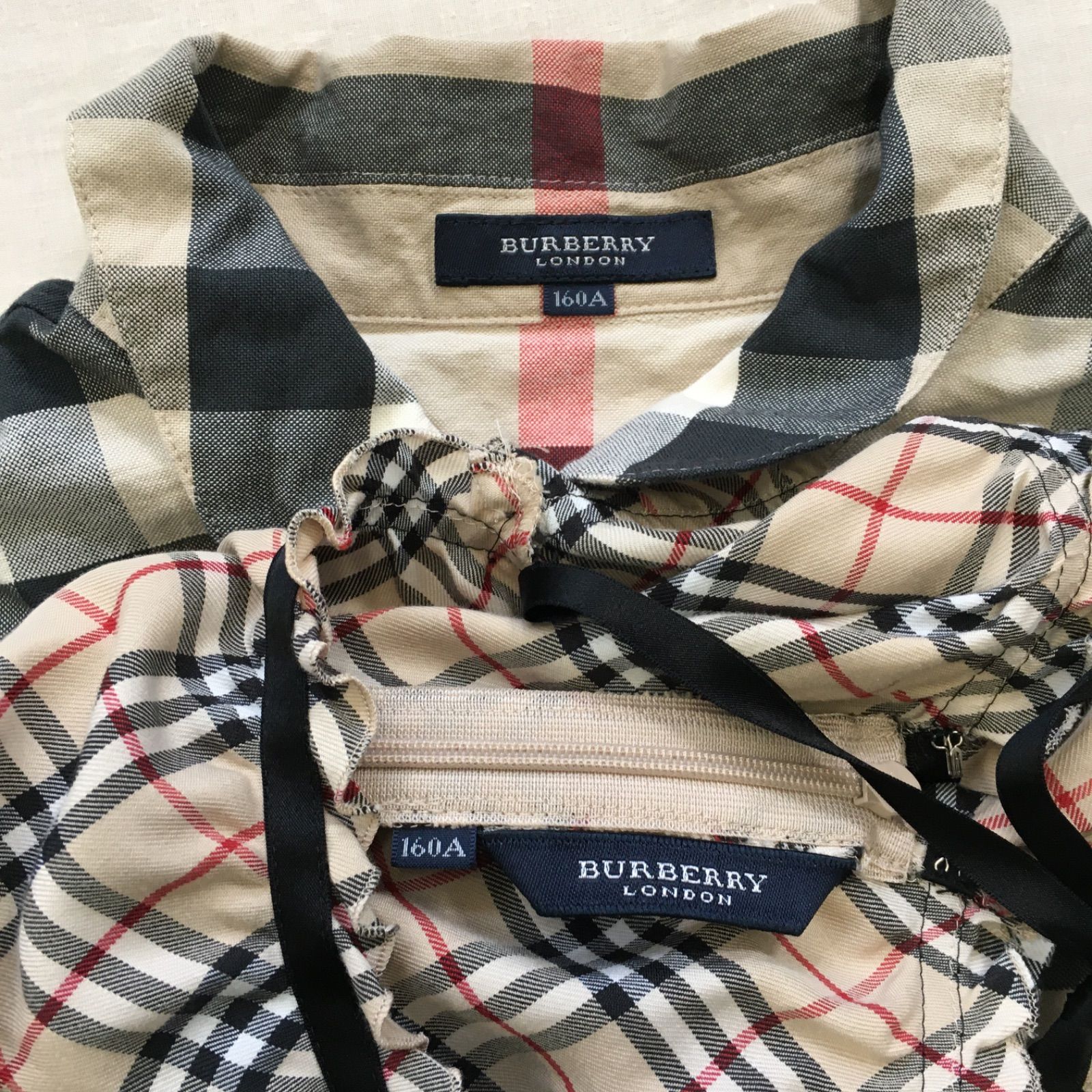 BURBERRY LONDON バーバリー ロンドン チェック ブラウス 2点 まとめ 