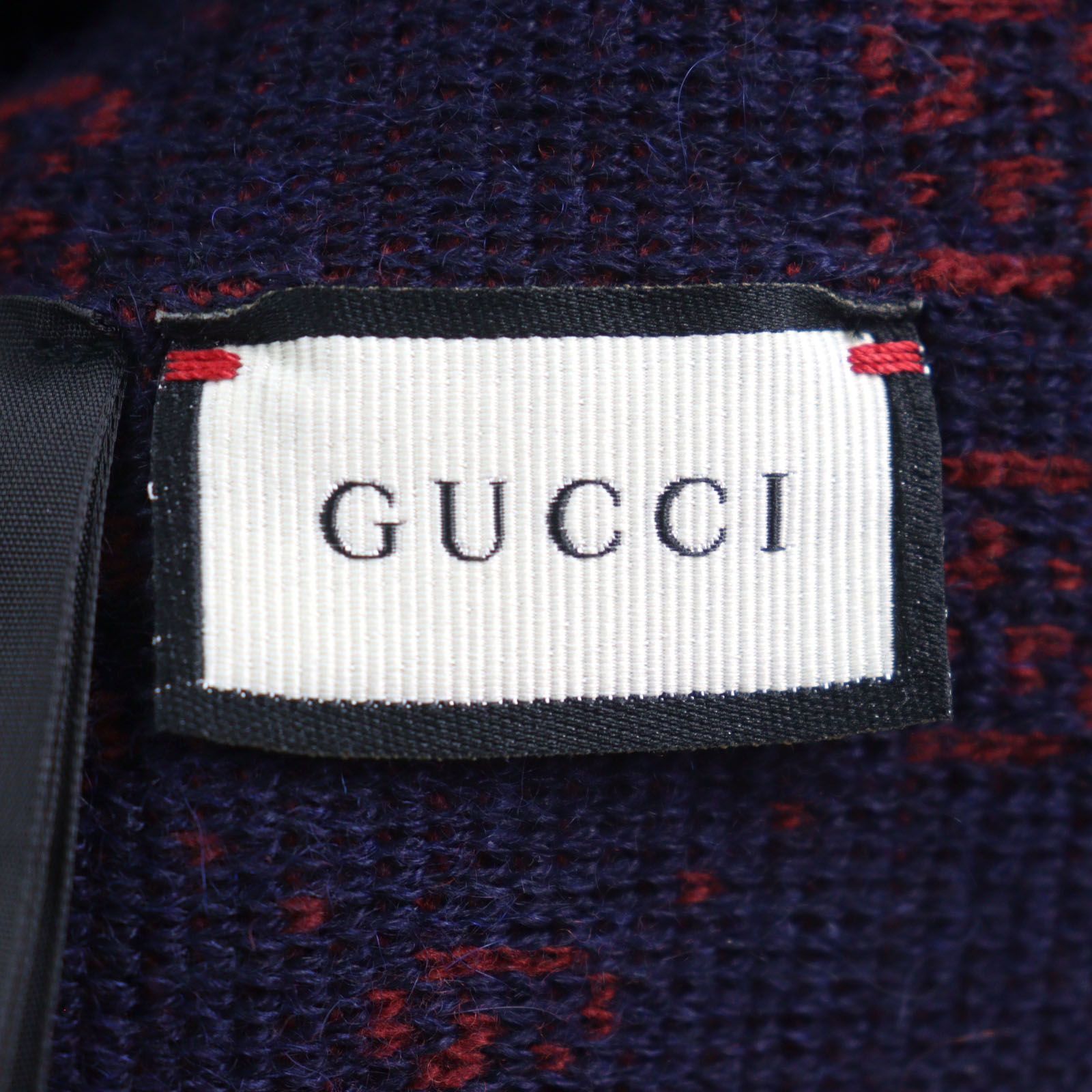 極美品○GUCCI グッチ 534812 4G295 アルパカ85% GG総柄 ビーニー
