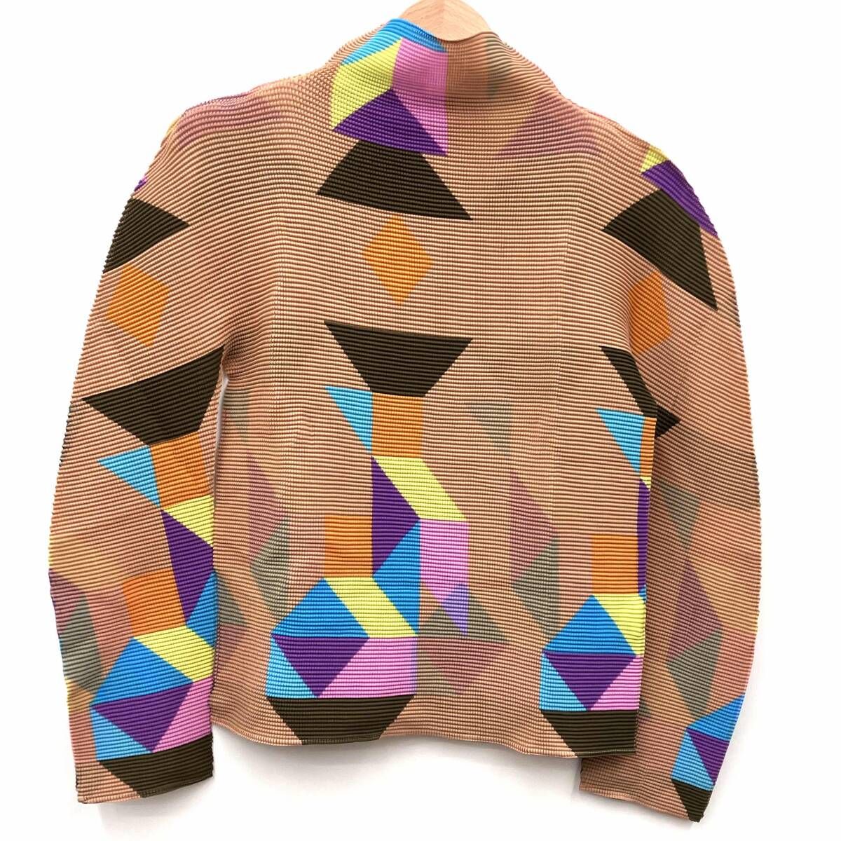 me ISSEY MIYAKE ミーイッセイミヤケ MI41FJ531 24SS PUZZLE ハイネックプリーツ 長袖カットソー