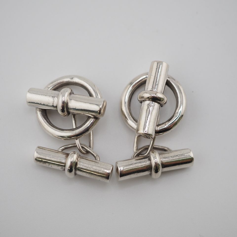 HERMES エルメス シェーヌダンクル キーホルダータイプカフス シルバー HERMES エルメス シェーヌダンクル キーホルダータイプカフス