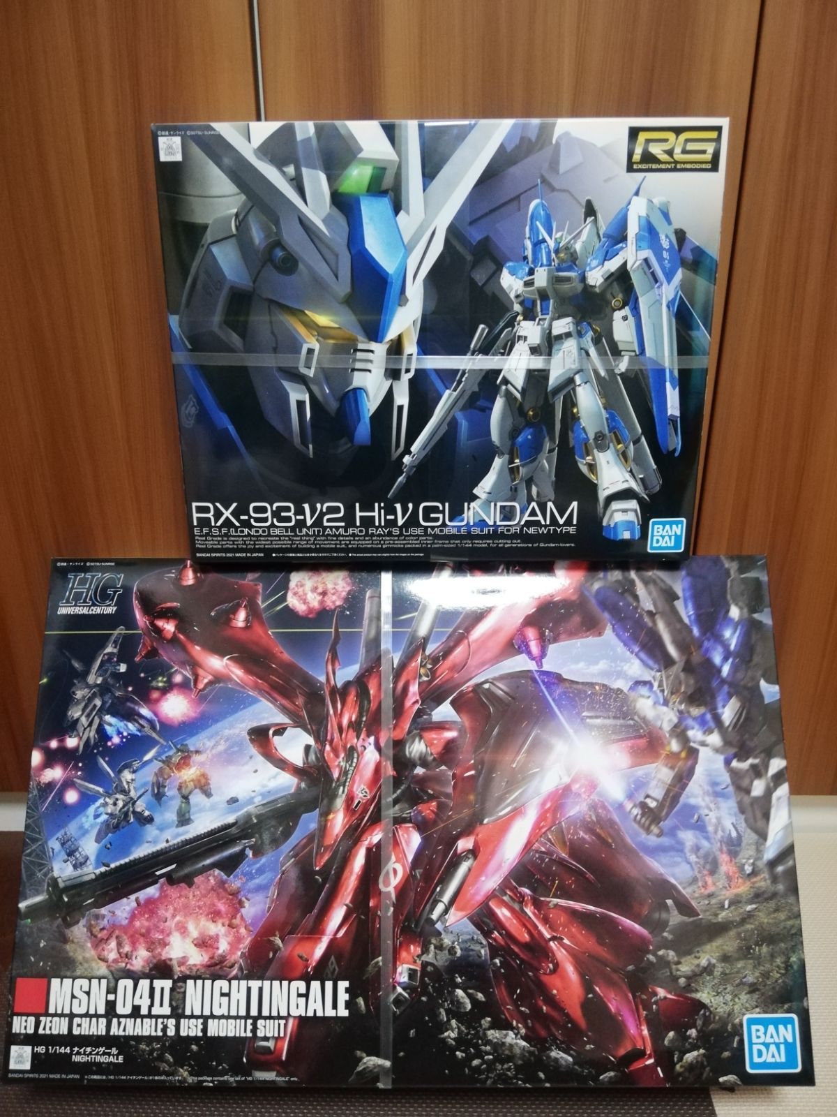 HGナイチンゲール RGHi-νガンダム 各水転写デカールセット売り 【海外