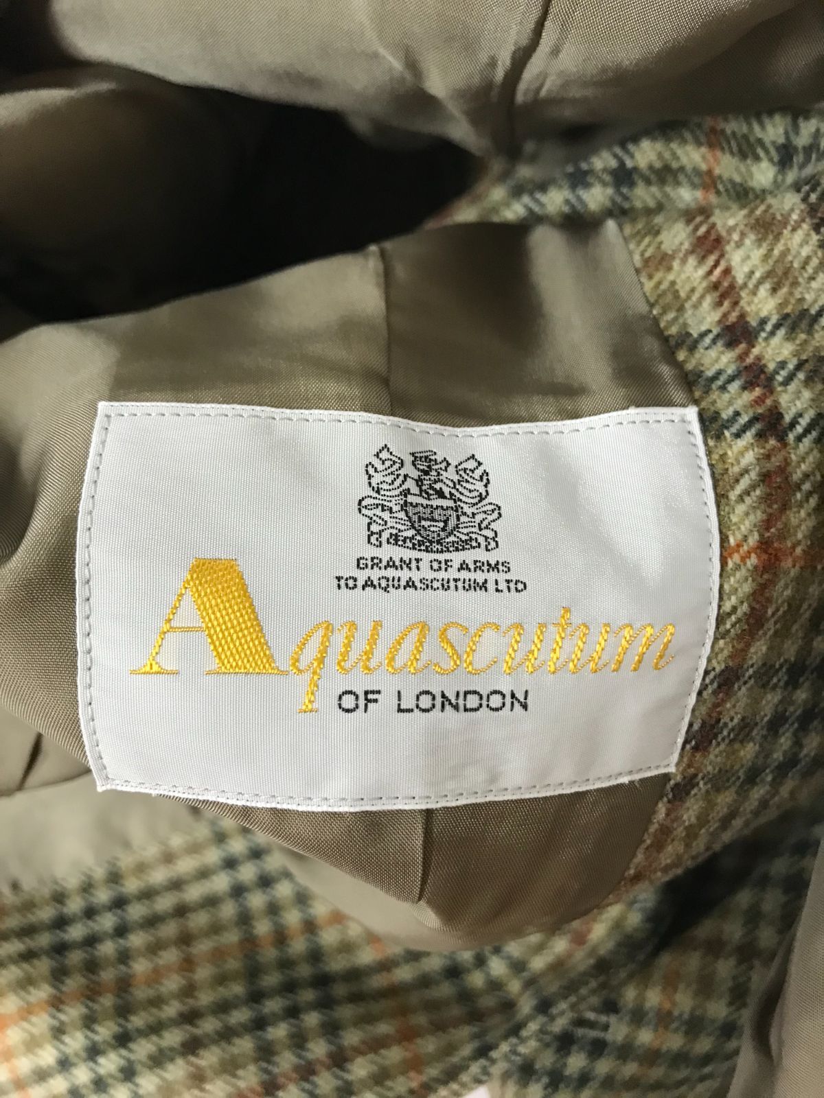 Aquascutum 80's ウールテーラードジャケット ヴィンテージ【M128