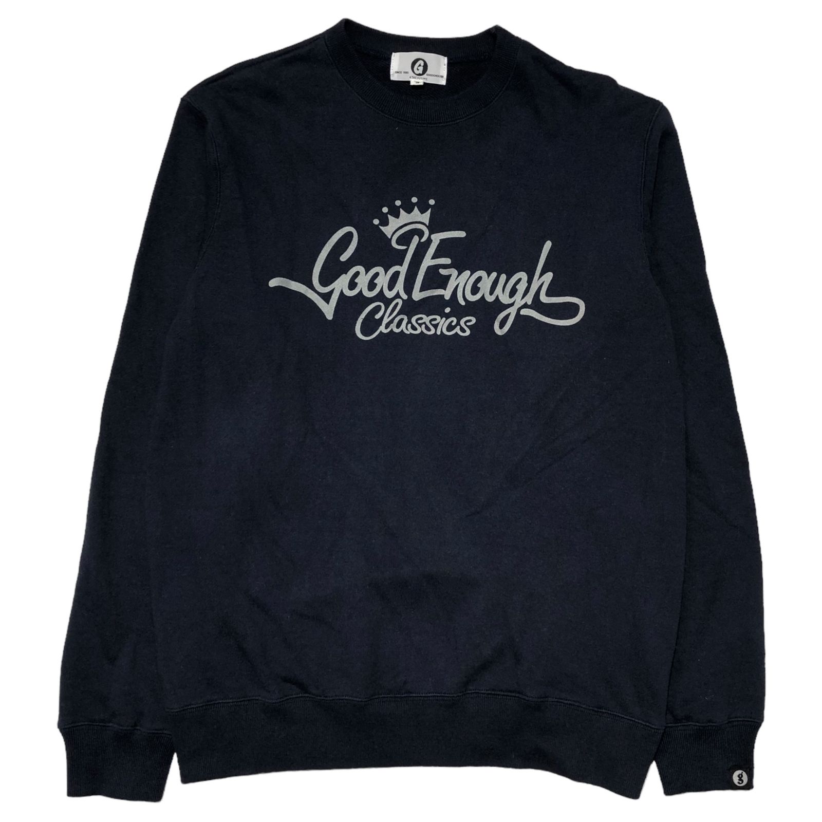 GOODENOUGH(グッドイナフ) 14AW ROUND BODY CLASSICS CREW ラウンドボディ クラシック クルーネック スウェット  GE-144008 S ネイビー - メルカリ