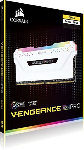 ホワイト_16GB(8GB×2枚)_2666MHz_VENGEANCE RGB PRO CORSAIR DDR4