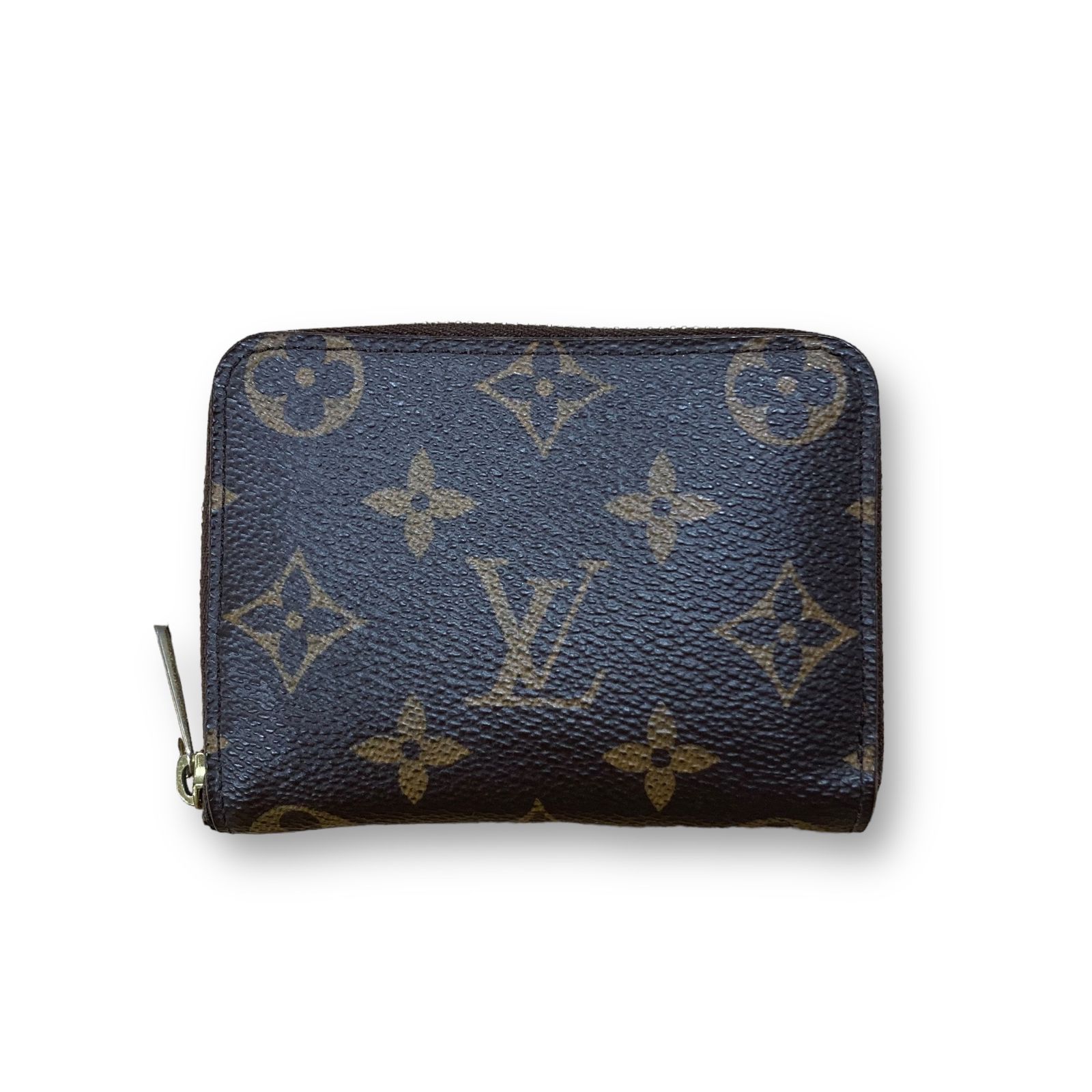 LOUIS VUITTON (ルイヴィトン) モノグラム ジッピーコインパース 二つ折り ラウンドファスナー M60067 ブラウン コインケース 財布  - メルカリ