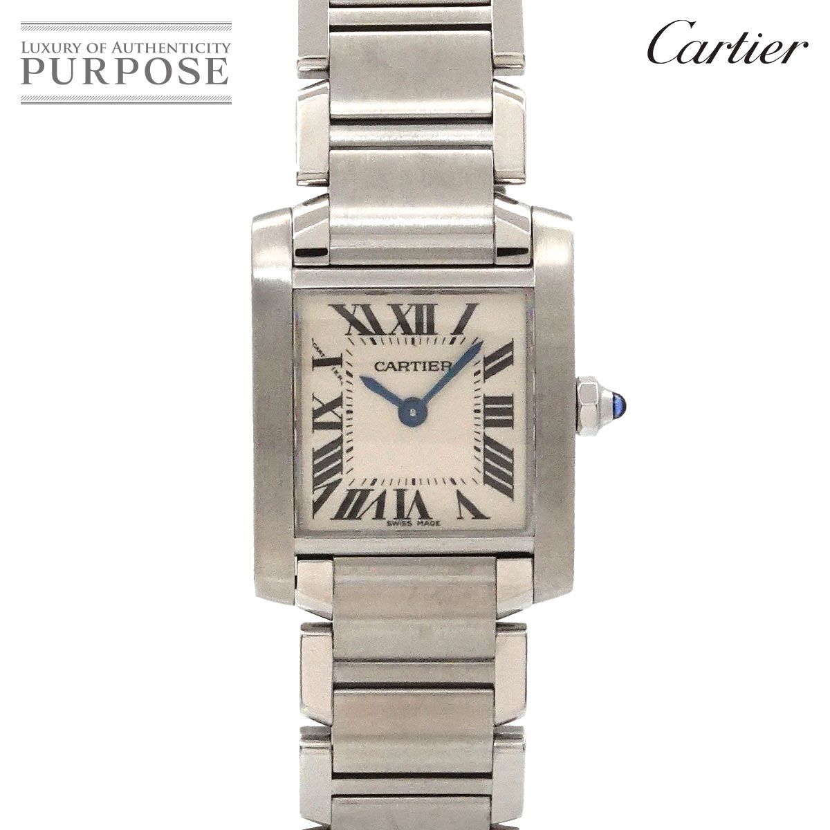 Cartier カルティエ　タンク　クウォーツ　時計 楽天市場】カルティエ Cartier タンクアメリカン ホワイト