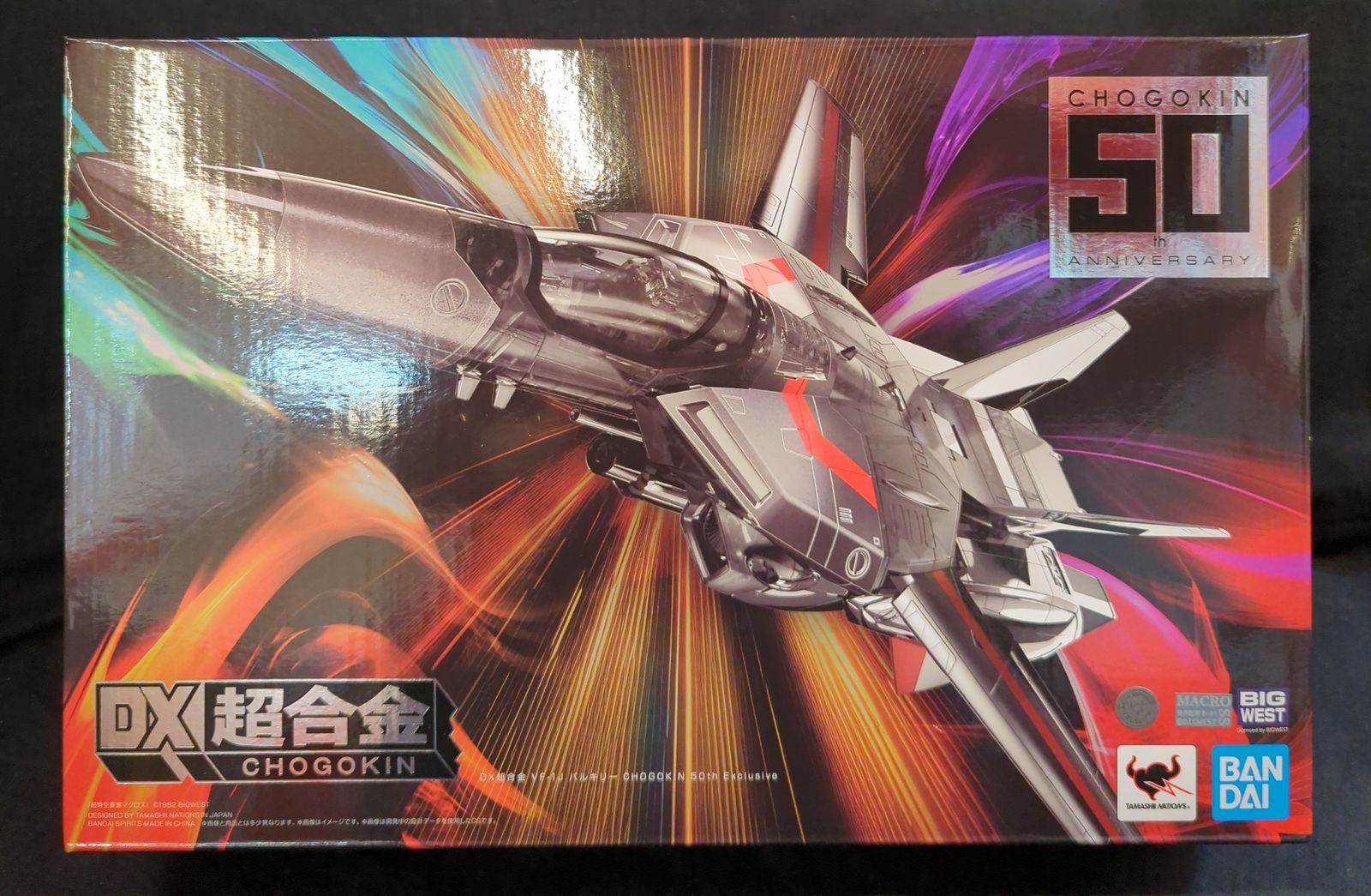 バンダイ DX超合金 超時空要塞マクロス 【VF-1J バルキリー CHOGOKIN 50th Exclusive/VALKYRIE-CHOGOKIN 50th Exclusive-】