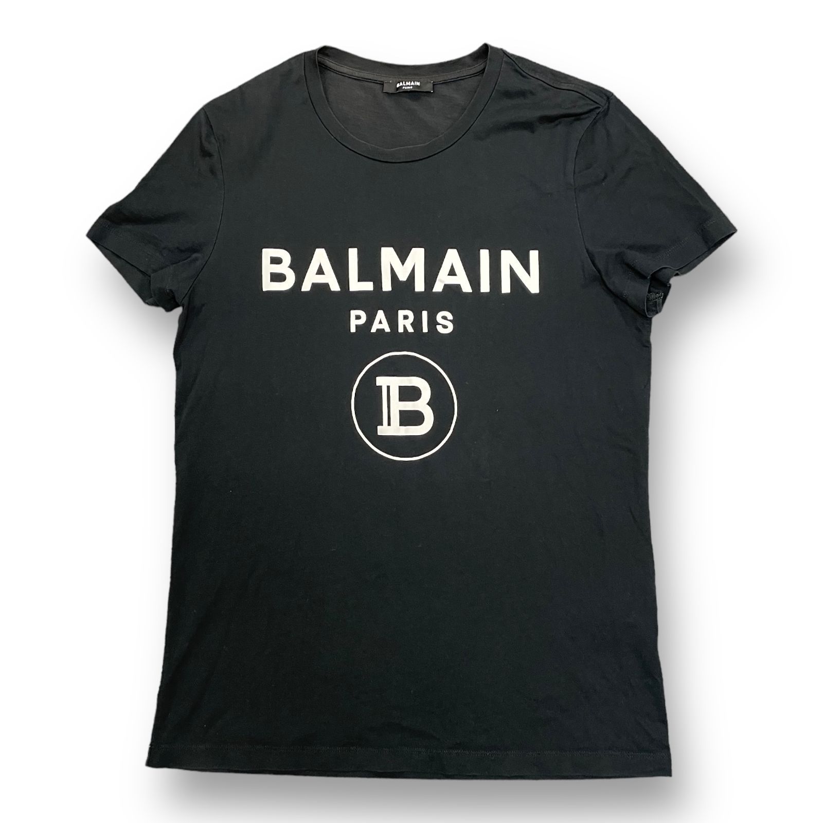 国内正規 BALMAIN ロゴプリント クルーネック Tシャツ バルマン 国内正規 BALMAIN ロゴプリント クルーネック Tシャツ バルマン