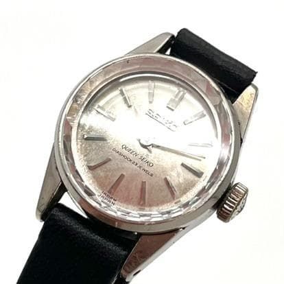 アンティーク SEIKO セイコー QUEEN SEIKO 美しいカットガラス レディースウォッチ