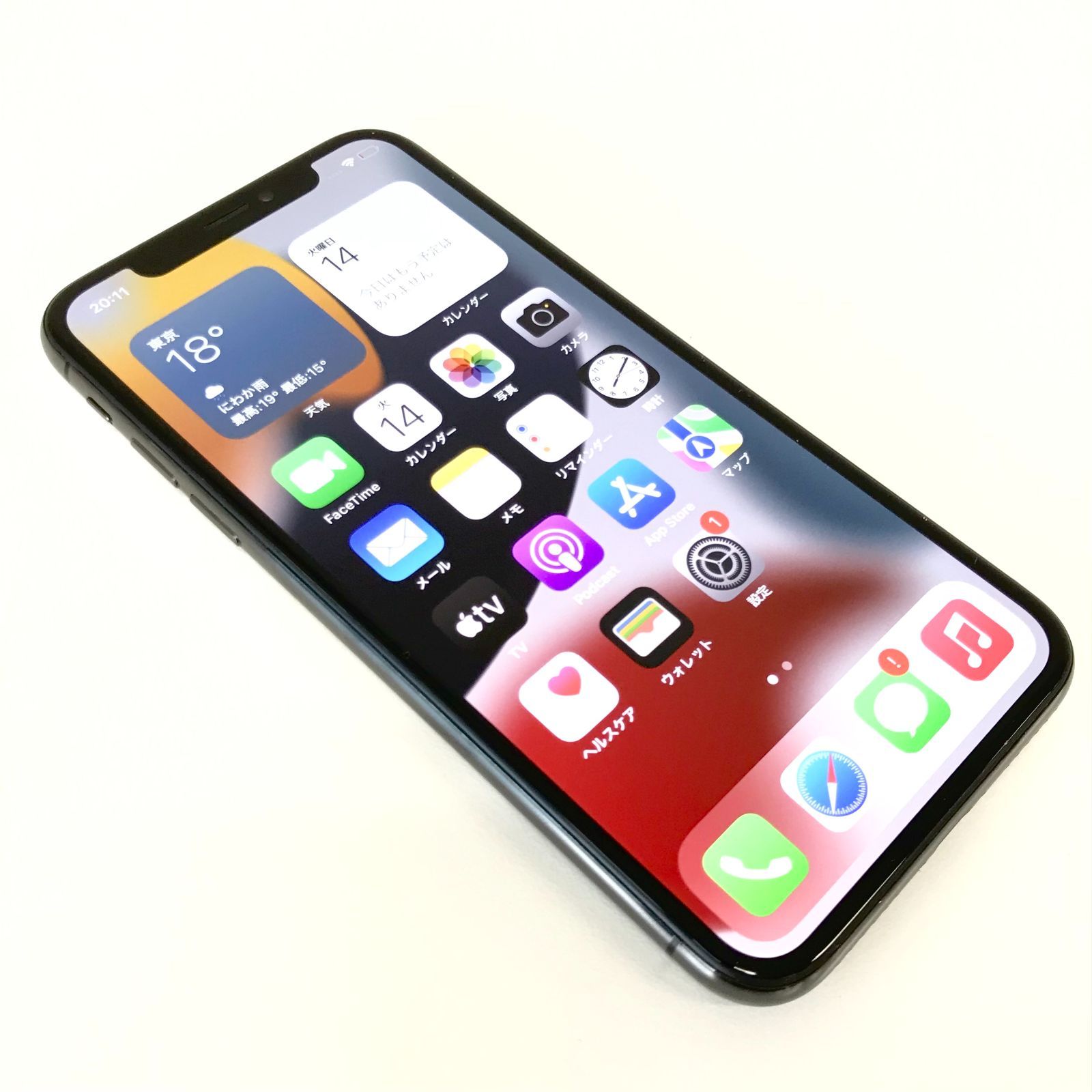 θ【ジャンク/SIMロックあり】au iPhone X 64GB スペースグレイ