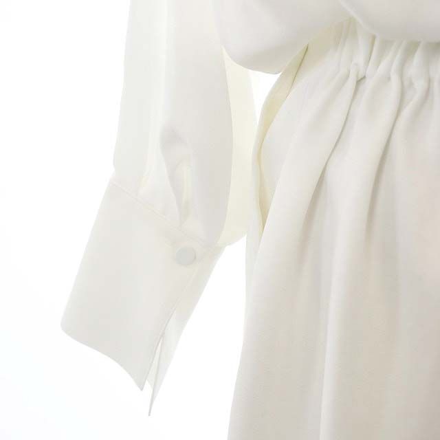  アドーア ADORE 23 SS クリアボンディングワンピース 長袖 ロング リボン38 ホワイト AA OS SH レディース その他 トップス