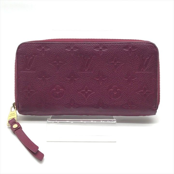 LOUIS VUITTON ルイヴィトン モノグラム アンプラント ジッピーウォレット ラウンドファスナー 長財布 レザー レディース dv3