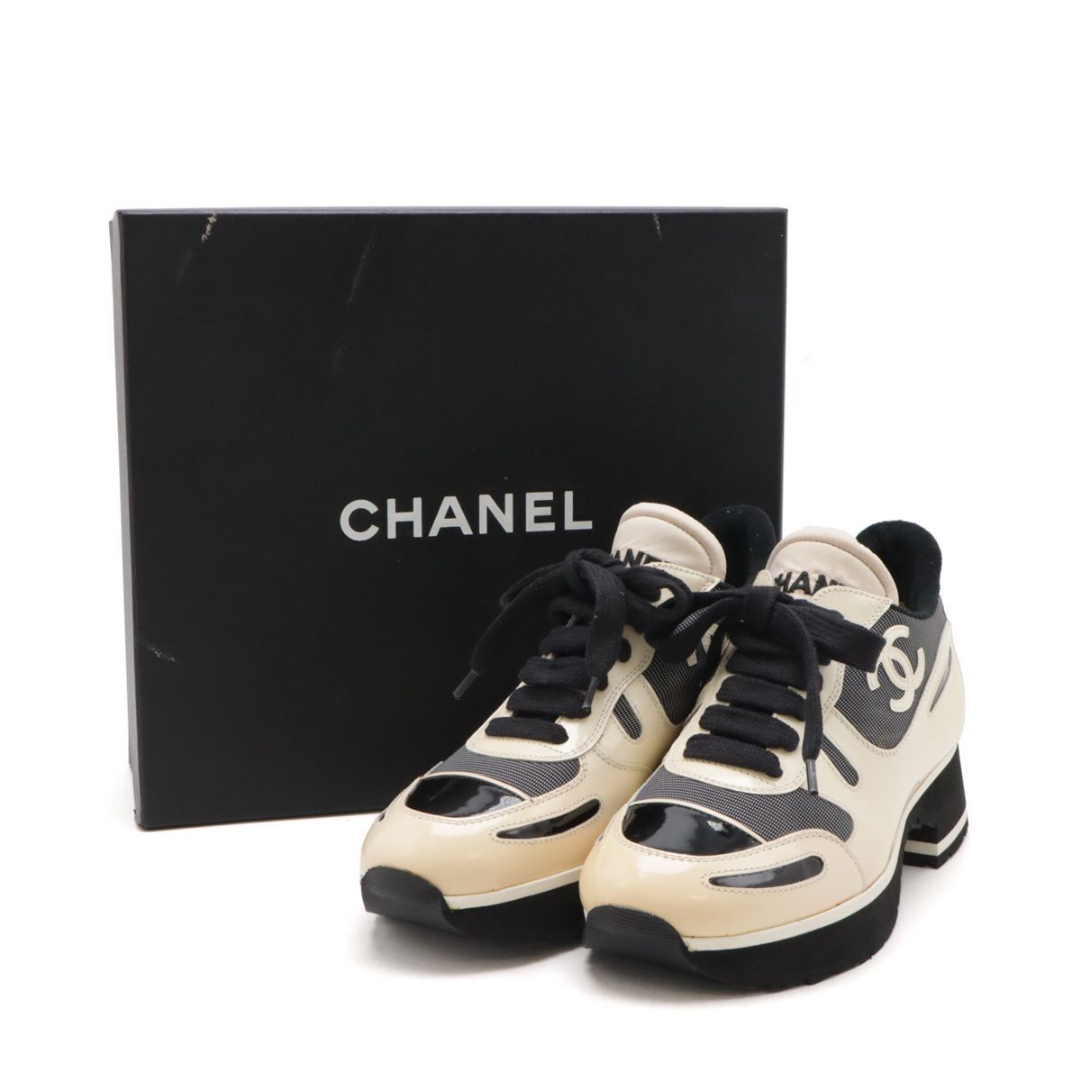 ヒールも華やか】CHANEL サンダル 8.5cm