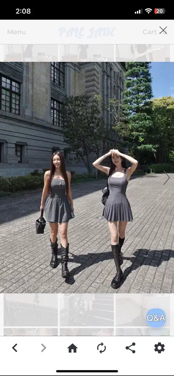 チューブトップ ワンピース