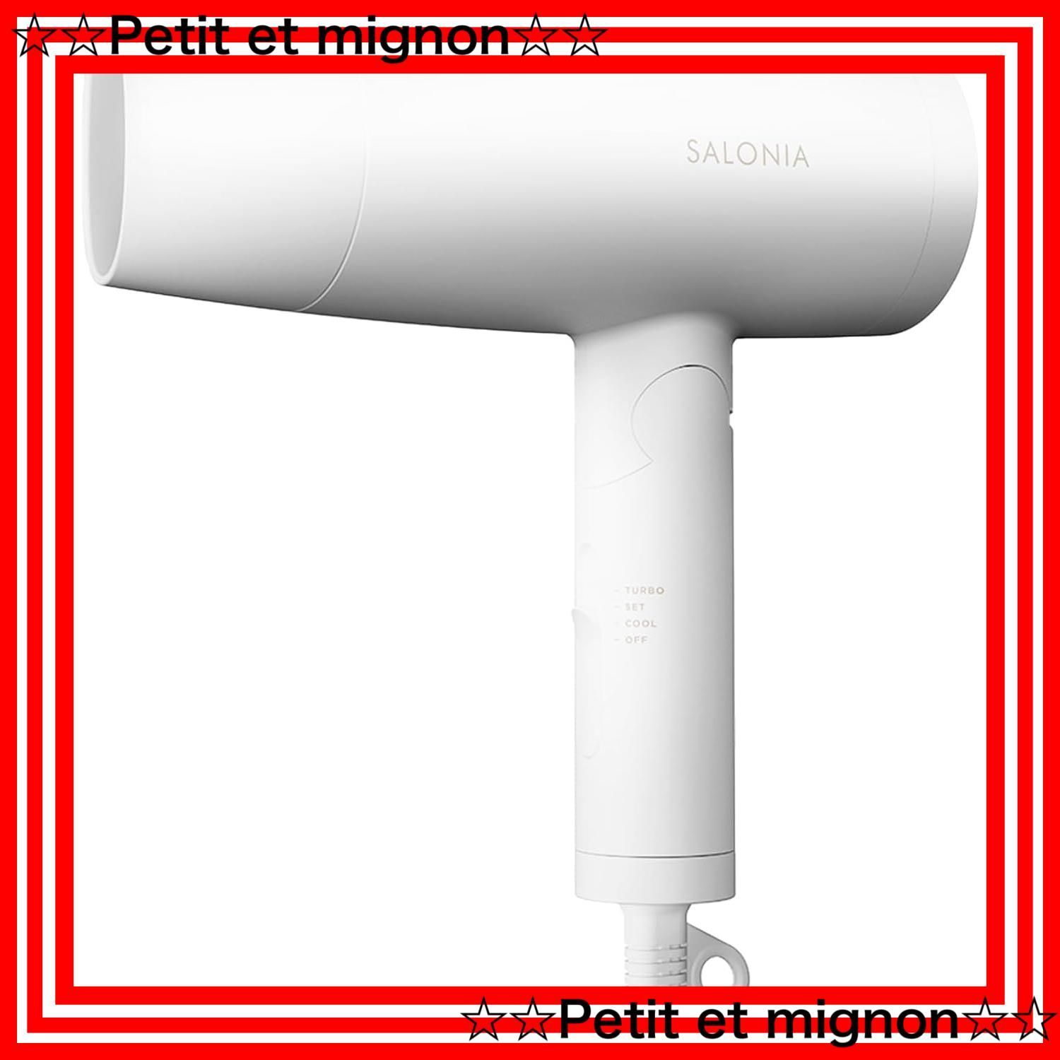 サロニア ヘアードライヤー（ホワイト） SALONIA SPEEDY ION