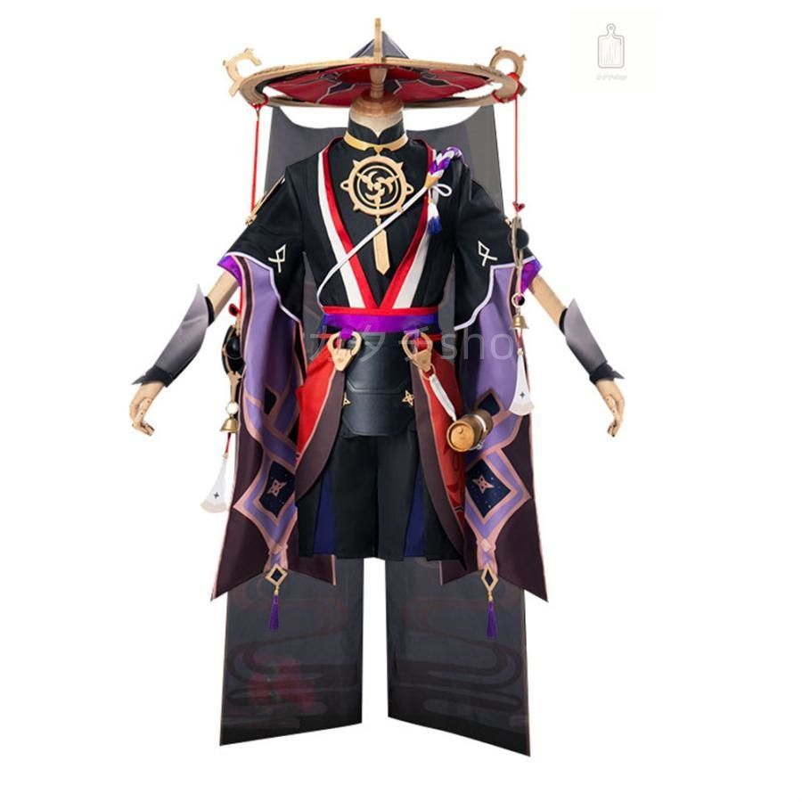 原神project げんしん Genshin Impact ファデュイの執行官 散兵 スカラマシュ 風 コスプレ 衣装 演出服 変装 cosplay 仮装 二次会 イベン