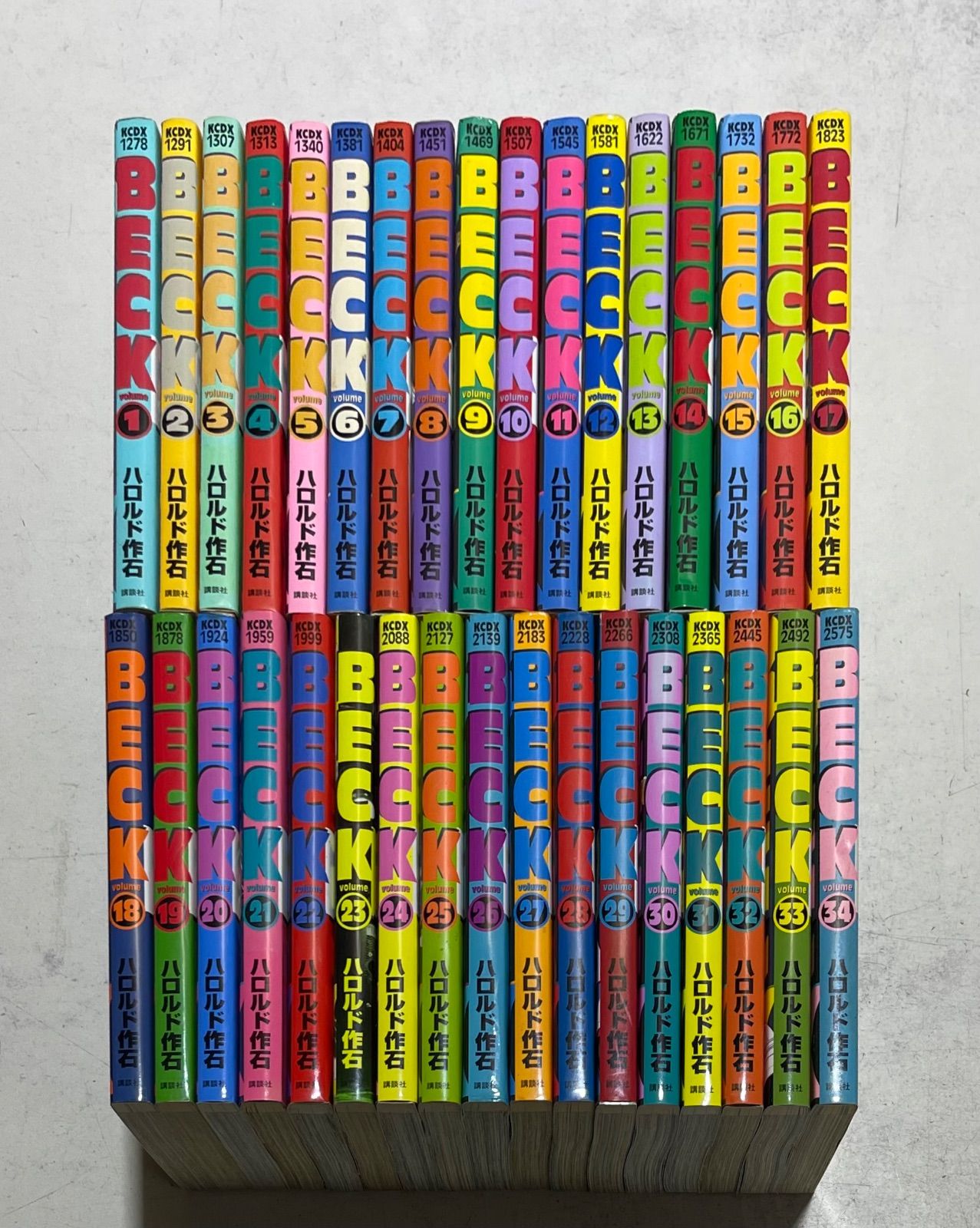 完結34巻セット BECK ベック ハロルド作石