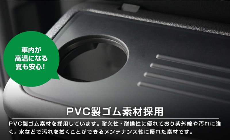 三菱 デリカミニ ekスペース 日産 ルークス 共通 シートバックテーブルマット 1P ラバータイプ 内装 パーツ