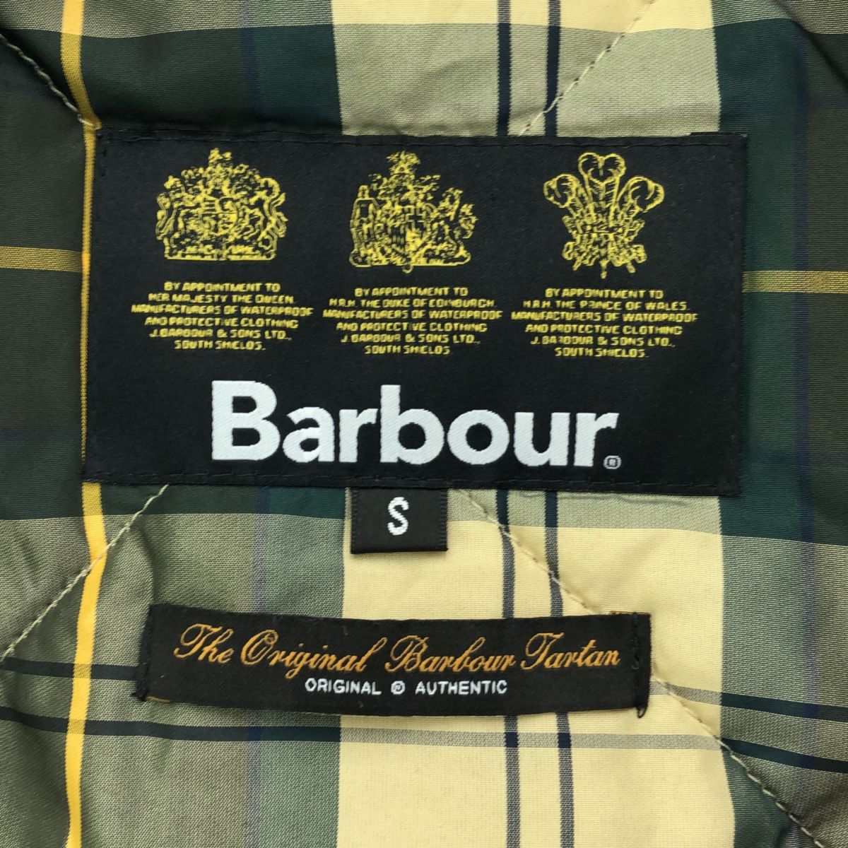 BARBOUR バブアー 2002054 REELIN WAX リーリンワックス 中綿 