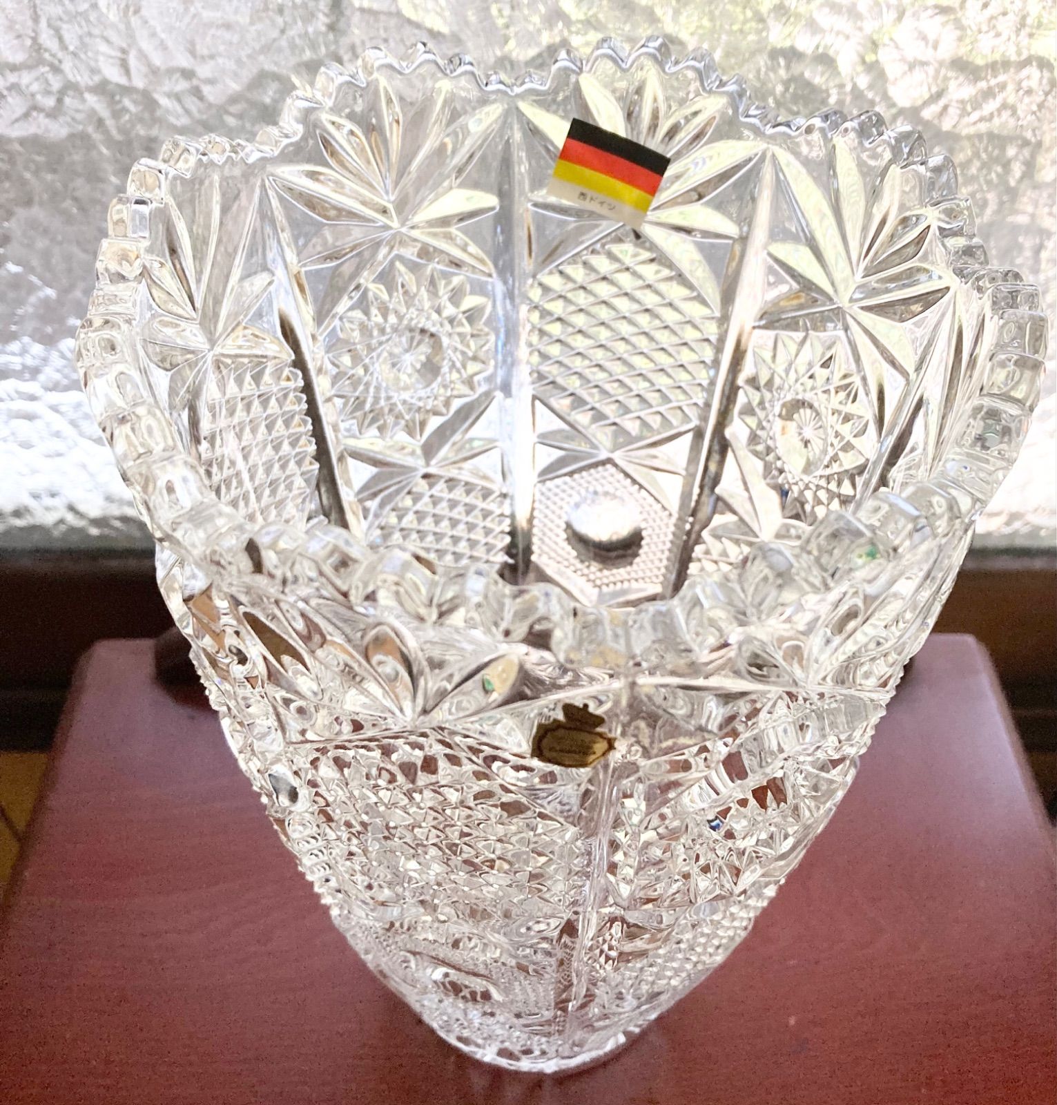 【新品未使用】ドイツ製BAVARIAクリスタル花瓶