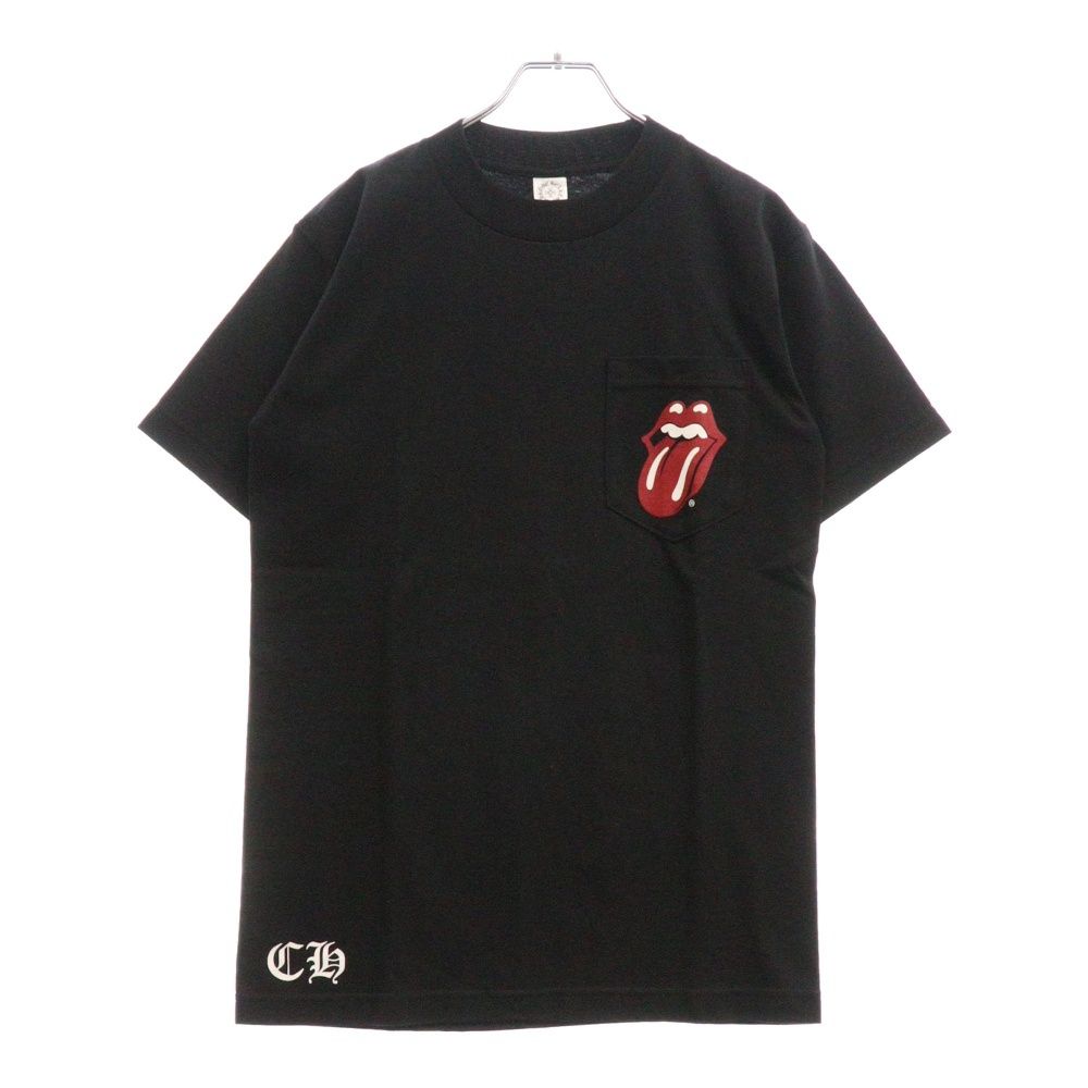 クロムハーツ　ローリングストーンズ　Tシャツ CHROME HEARTS(クロムハーツ) CH T-SHIRT ROLLING STONES リップタン