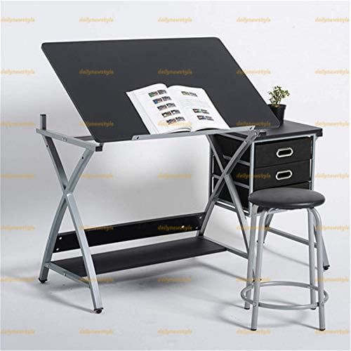人気推薦◆製図テーブル 傾斜台 絵描き用 80°傾斜 な卓上を備えた製図台 コンピューターデスク机調節 な学習机 厚みのあるフレームを備えた簡単な組み立て台