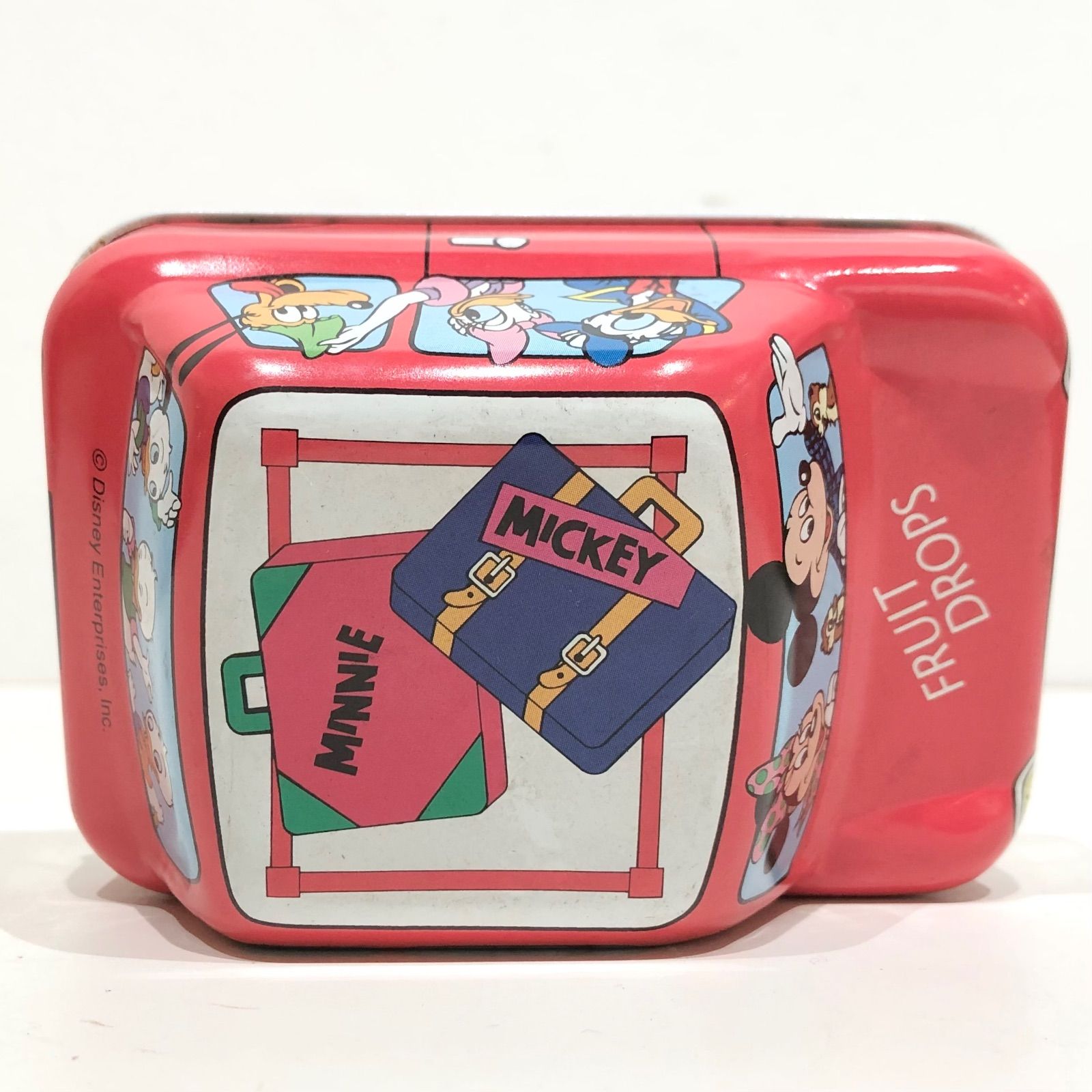 1001 ディズニー カー ボックス 小物入れケース 車 缶 お菓子