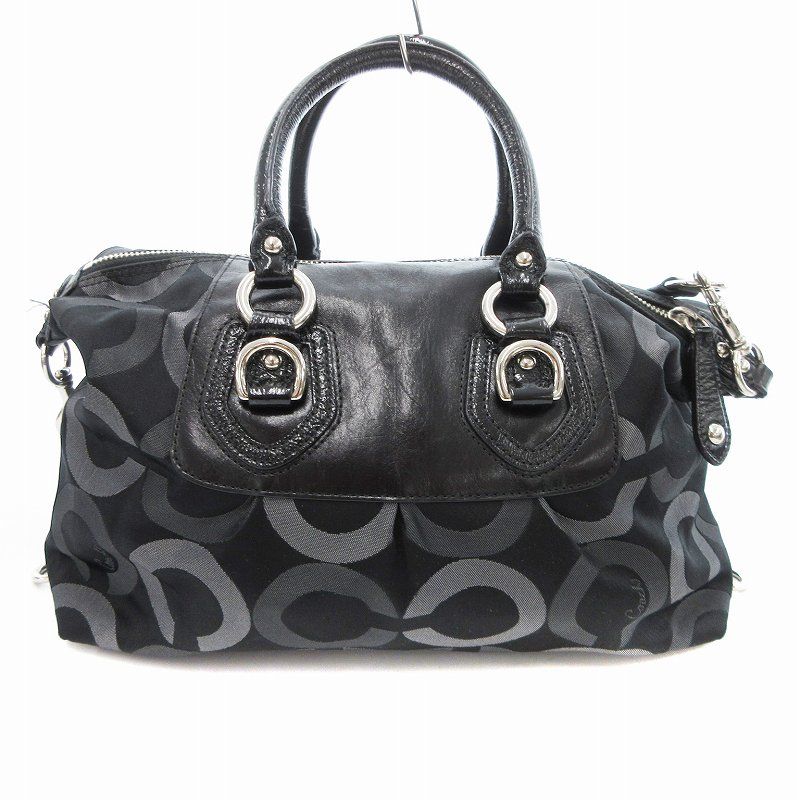 コーチ COACH 2WAY オプアート ハンドバッグ ワンショルダー