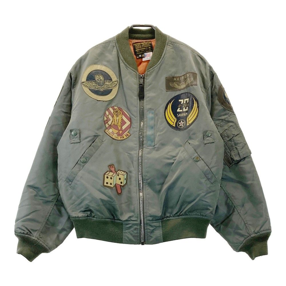 AVIREX アヴィレックス MA-1 フライトジャケット TOP GUN カーキ