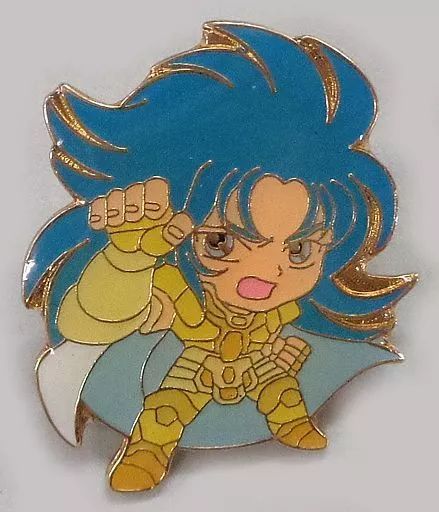 中古】バッジ・ピンズ(キャラクター) 双子座のサガ ゴールドクロスver