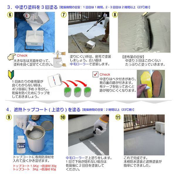 上塗り遮熱グレー