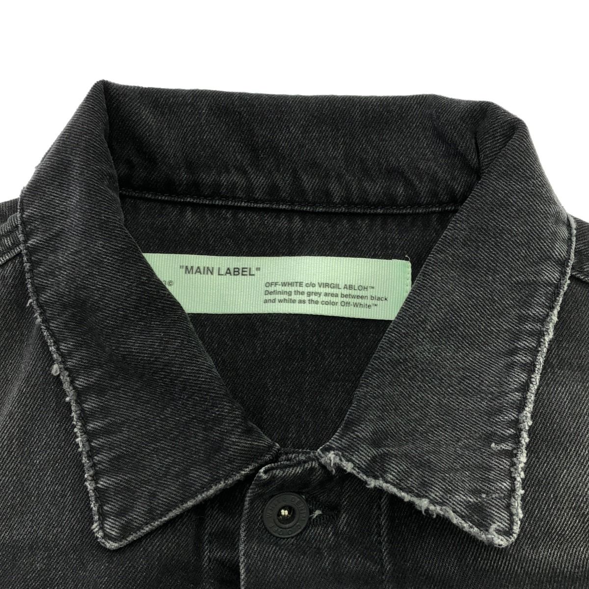 OFF-WHITE オフホワイト 19SS Impressionism Denim Jacket バック 