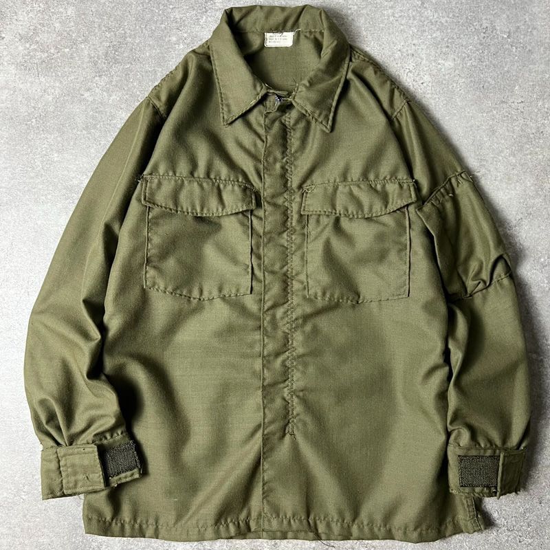 70s 米軍実物 ヘリクルー シャツ ビンテージ ミリタリー アメリカ軍 70年代 70s アメリカ軍 米軍 ミリタリー カーキ │ヴィテージ