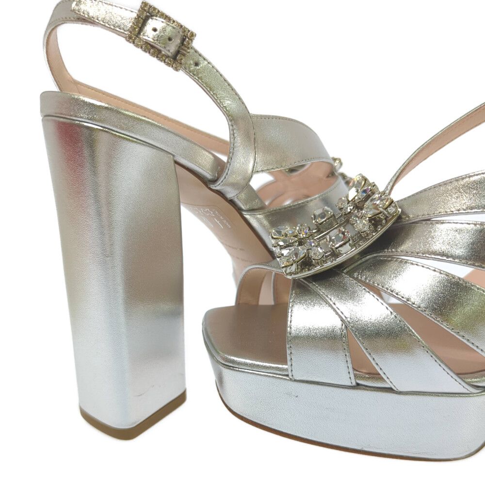 新品　ロジェヴィヴィエ　ビジューバックル　ハイヒール　パンプス　サンダル　36 Roger Vivier ロジェヴィヴィエ ビジューバックル ストラップ
