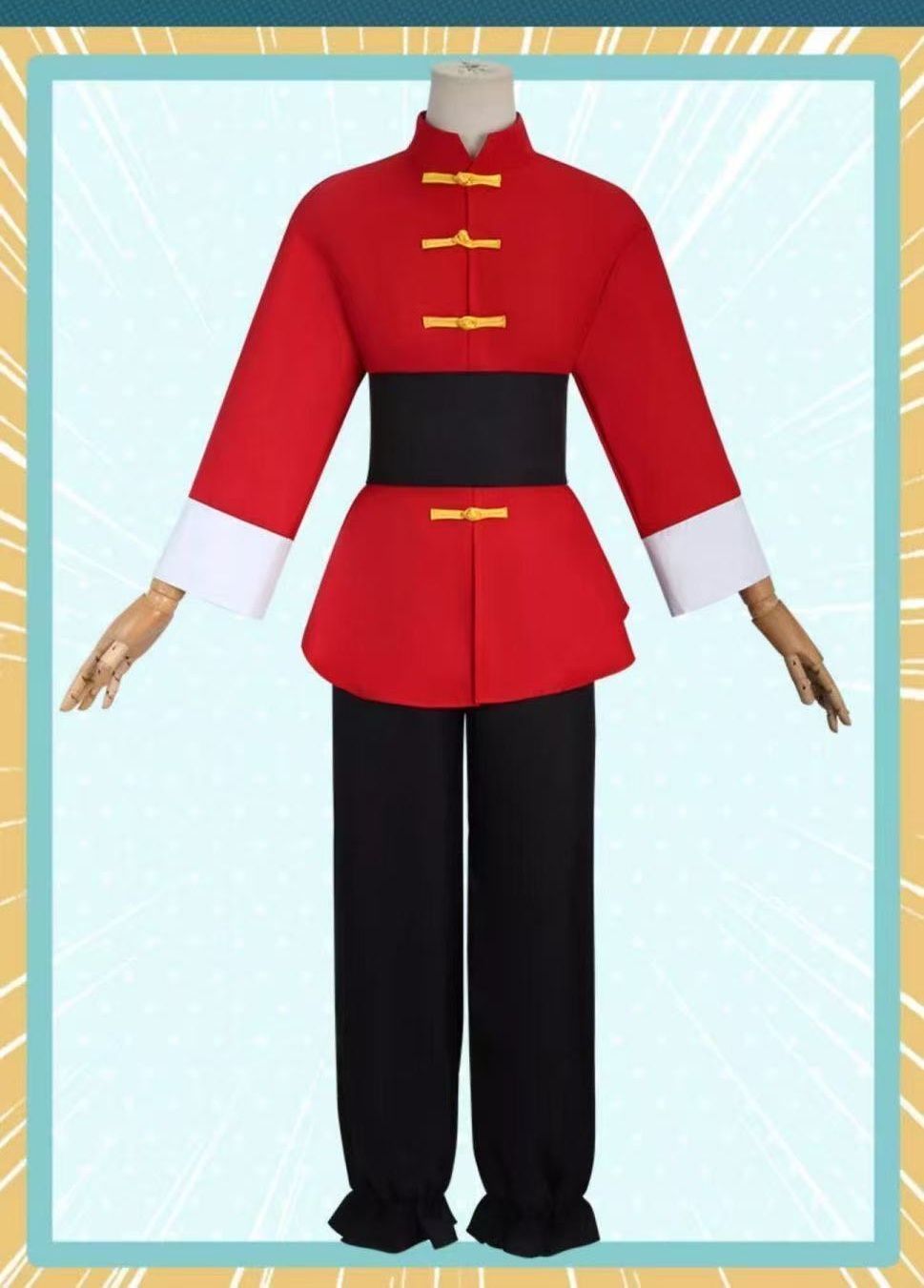 らんま1/2 風 響良牙 コスプレ衣装 クリスマス ハロウィン 文化祭