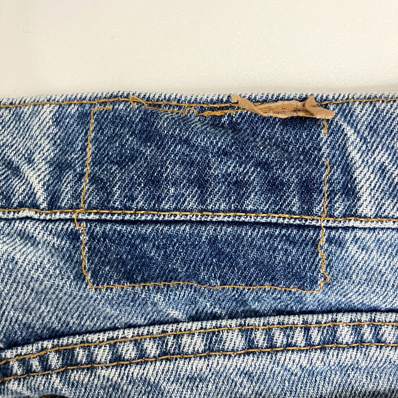 90s USA製 リーバイス505 オレンジタブ W36 90s USA製 リーバイス505 オレンジタブ ダメージデニム 色落ち