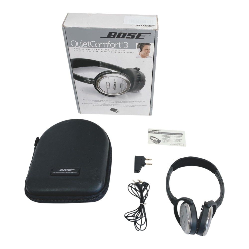 Bose QuietComfort 3 Acoustic Noise Cancelling headphones ノイズキャンセリングヘッドホン QuietComfort3-S