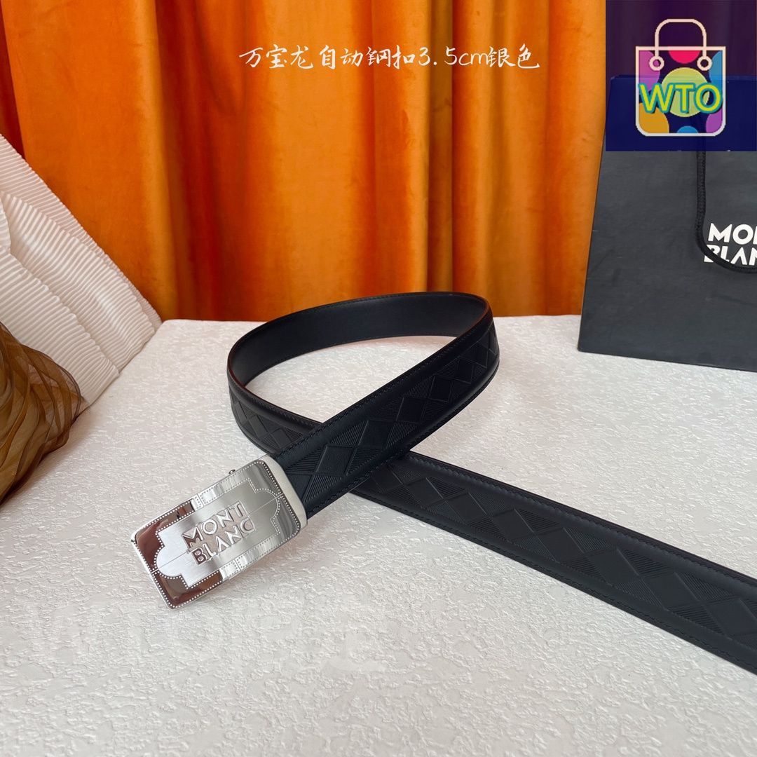 【極美品】MONTBLACK ベルト 極美品】モンブラン ベルト マイスターシューテック レザー 黒